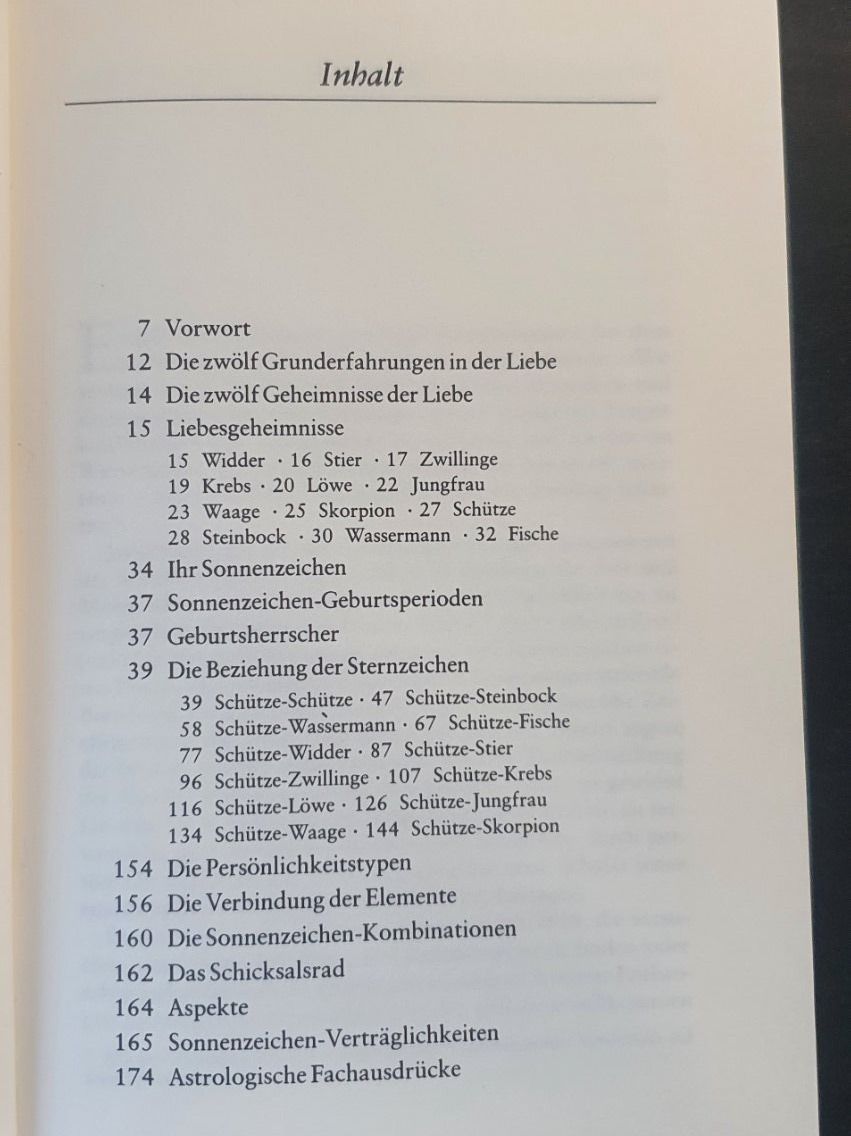 Libri: Sternzeichen der Liebe - Schütze – Usato da Langnau am Albis venduto da jer_pm72 2