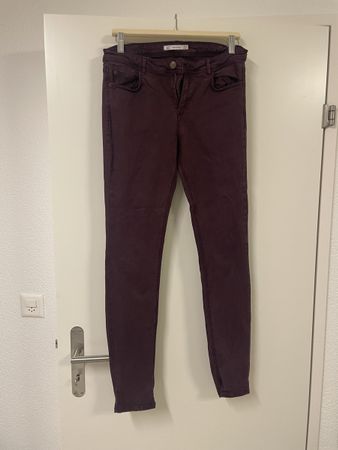 Jeans Zara bordeaux, taglia 42 - Ottimi per l'autunno!