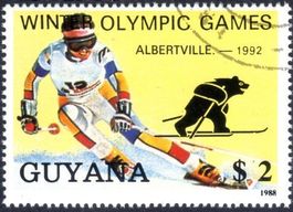 GUYANA 1988 WINTER OLYMPIC ALBERTVILLE