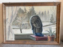 Maurice Utrillo (?) Ölgemälde monogram signiert