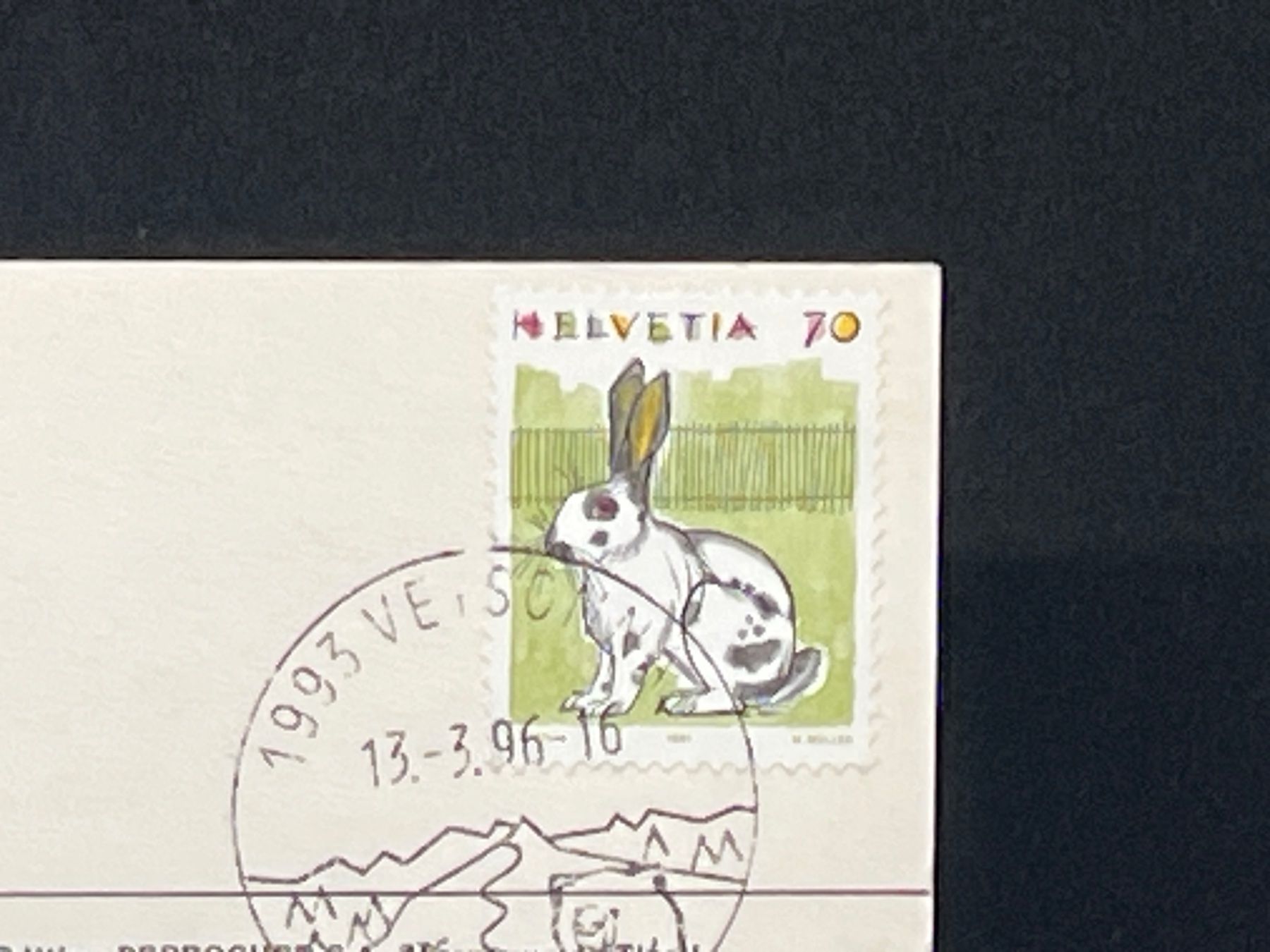 Cartoline postali: Veysonnaz – Usato da Widnau venduto da Brusi9 1