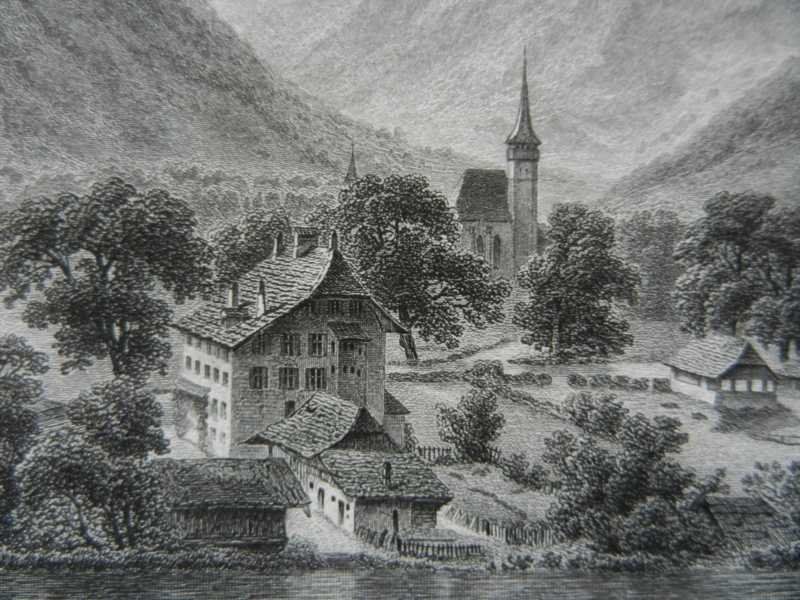 Gravures: Interlaken Stahlstich – D'occasion à Risch par Rischli15 8