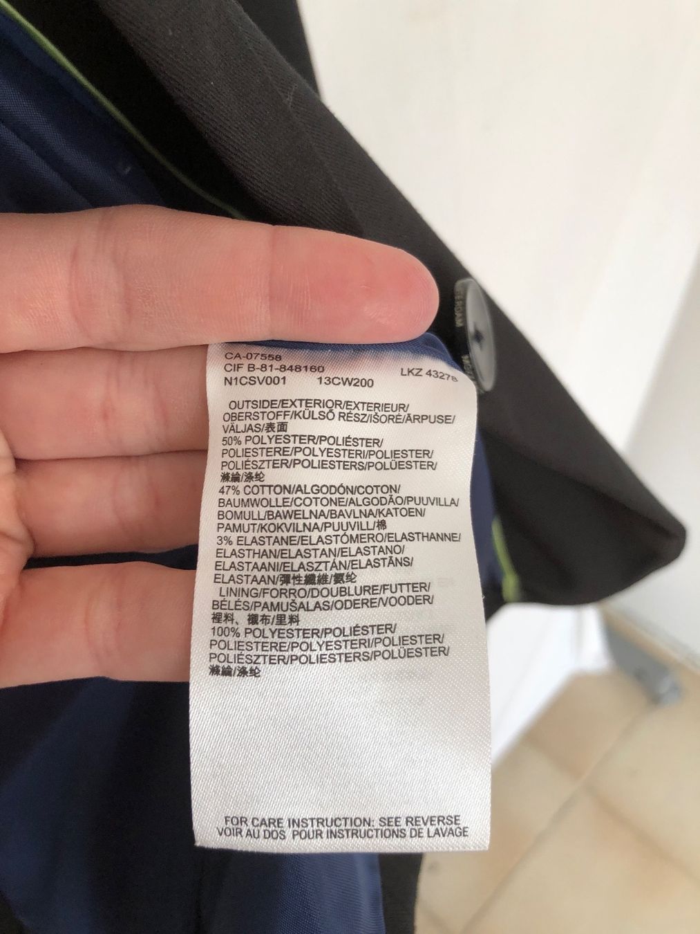 Mexx Jacken: Blazer cintré noir avec sequins Mexx taille 36 neuf – Neu und originalverpackt aus Coppet von Vanessamode 9