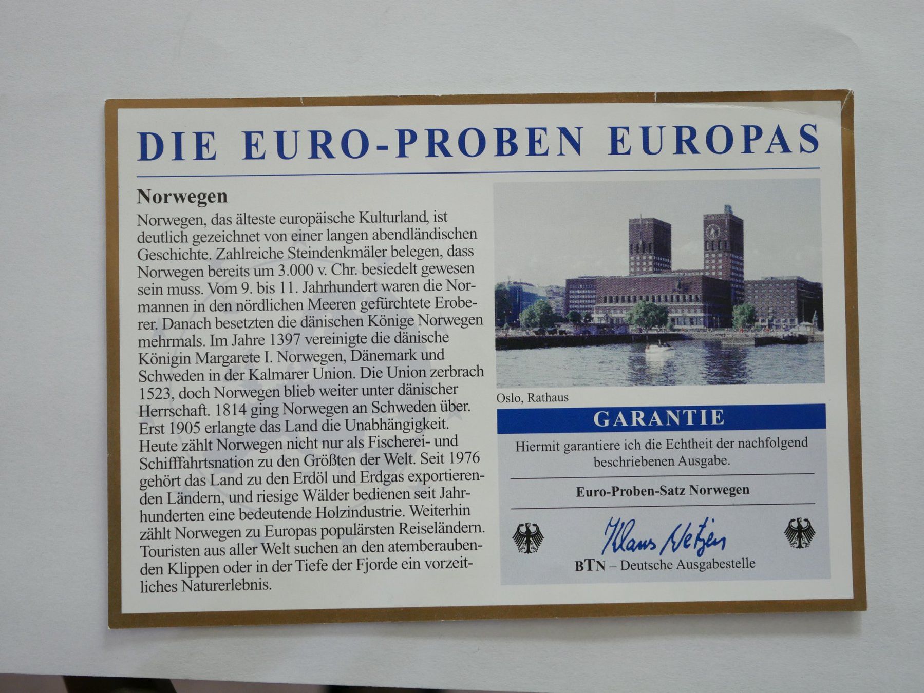 Alle Münzen: Euro Probe Norwegen 2004 ***TOP*** – Neu und originalverpackt aus Kreuzlingen von Samson01 2