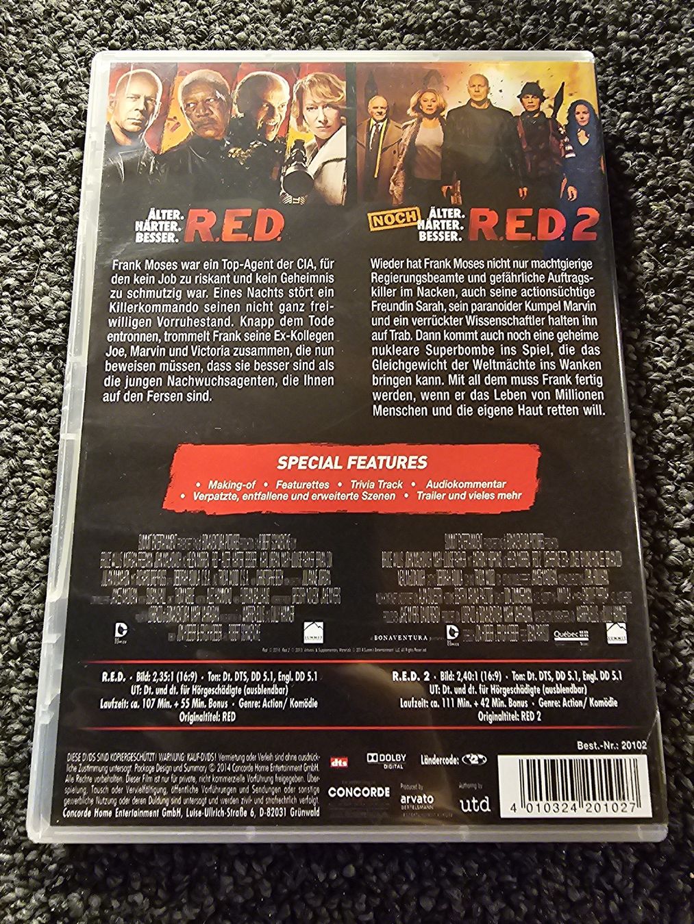 Tutti i DVDs: RED & RED 2 (22651) – Usato da Ruswil venduto da jan_bxl5 1