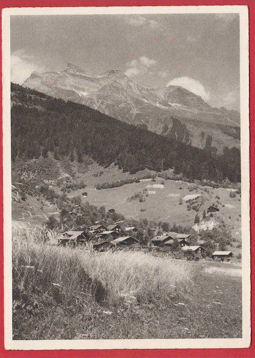 Ansichtskarten: TRUNS-CAMPLIUN, GROSSFORMAT – Gebraucht aus Grüningen von Kartenlaube