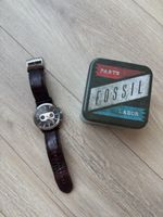 Fossil Herren Uhr, braunes Leder