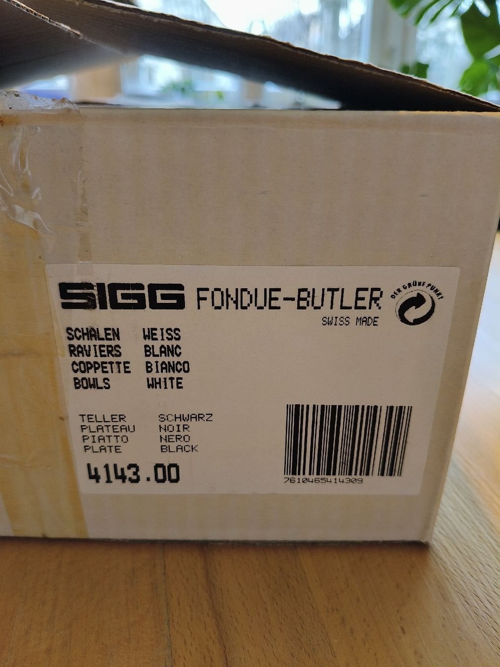 Sigg Elettrodomestici da cucina: Fondue-Butler – Nuovo e nell'imballaggio originale da Winterthur venduto da Schweiff 2