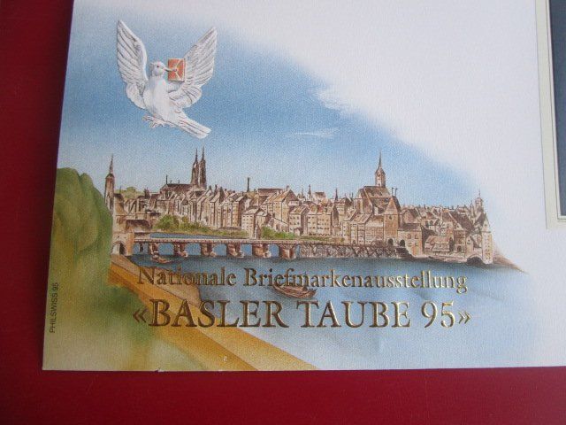 Tutti i francobolli: Basler Taube 95 - Briefmarken FDC 1995 Briefmarkenausstel... – Nuovo e nell'imballaggio originale da Luzern venduto da Horoskop1 2