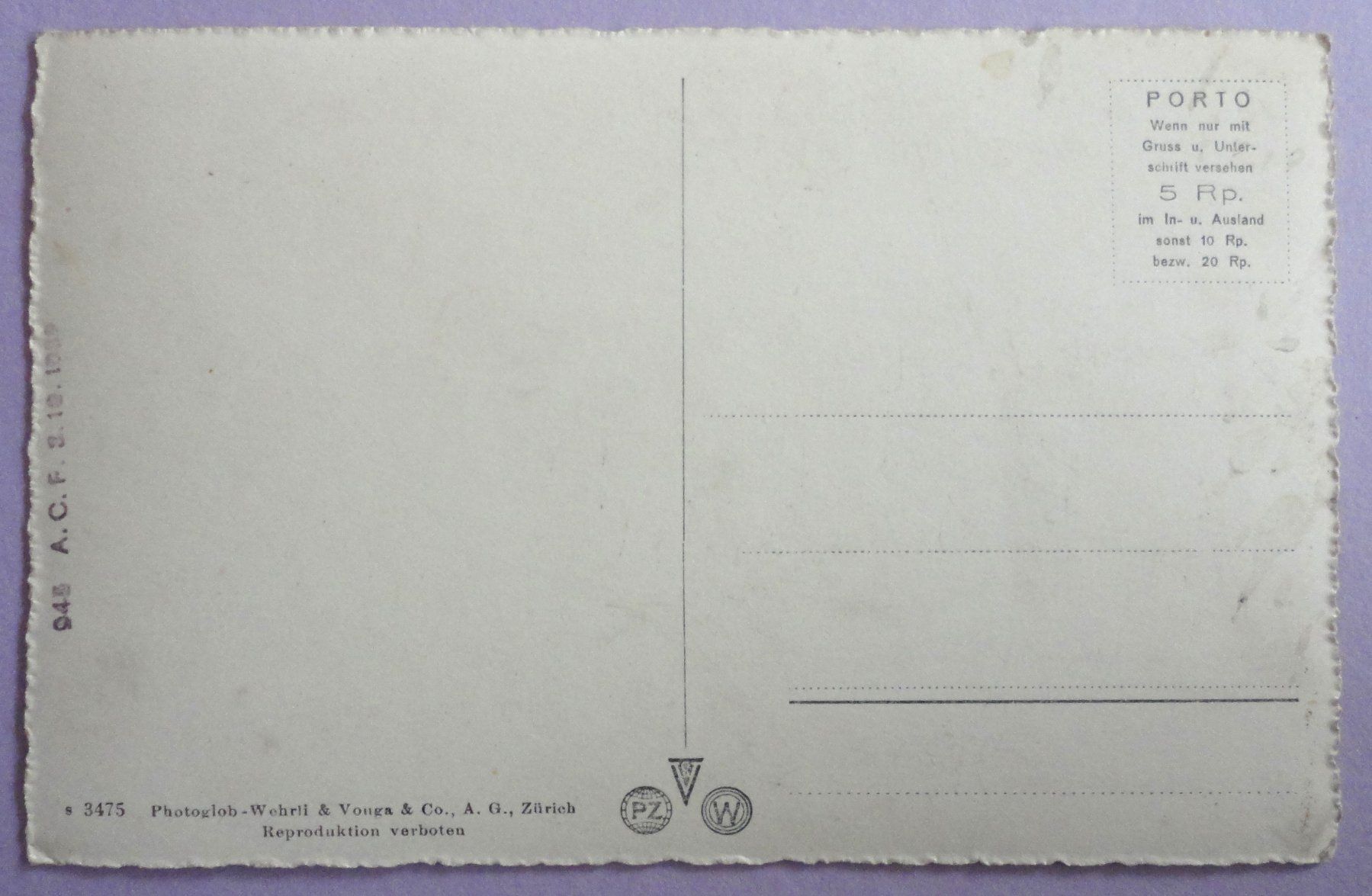 Cartoline postali: Monte Generoso (1704 m) – Difettoso da Fétigny venduto da Billy2miny 1