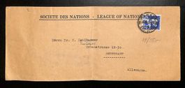 1932 SOCIÉTÉ DES NATIONS ZNr. 39 GENÈVE - SBK = Sfr. 350.-