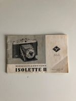 Gebrauchsanweisung AGFA ISOLETTE II