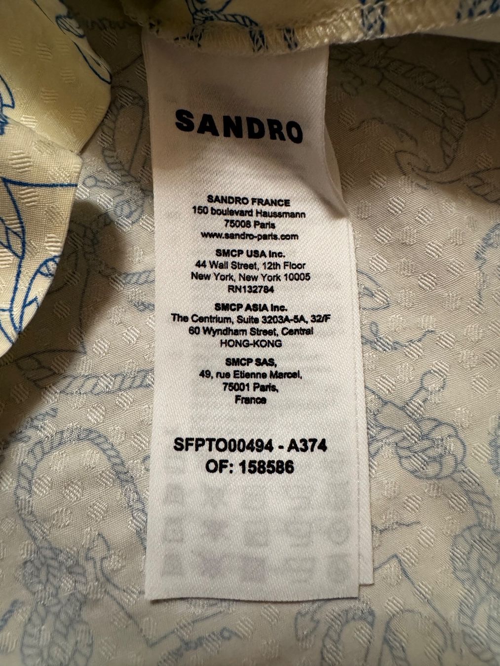 Sandro Blusen: SANDRO wunderschöne Bluse S-M stylisch & zeitlos maritim – Neu und originalverpackt aus Faulensee von Liebes_Kind_2019 6