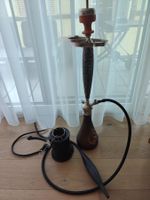 Shisha Wasserpfeife braun mit Zubehör gebraucht