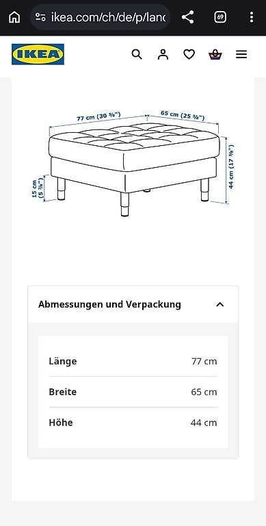 Sgabelli: LANDSKRONA Hocker schwarz
Hocker, – Usato da Au ZH venduto da Euro88