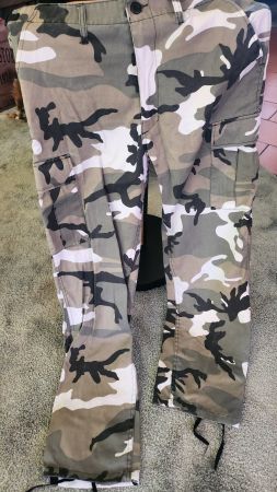 Hose Cargohose Camouflageprint Herren Grösse L Neu