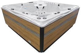 Whirlpool Dubai PLUS 123 Düsen Holzoptik **Platin Version**
