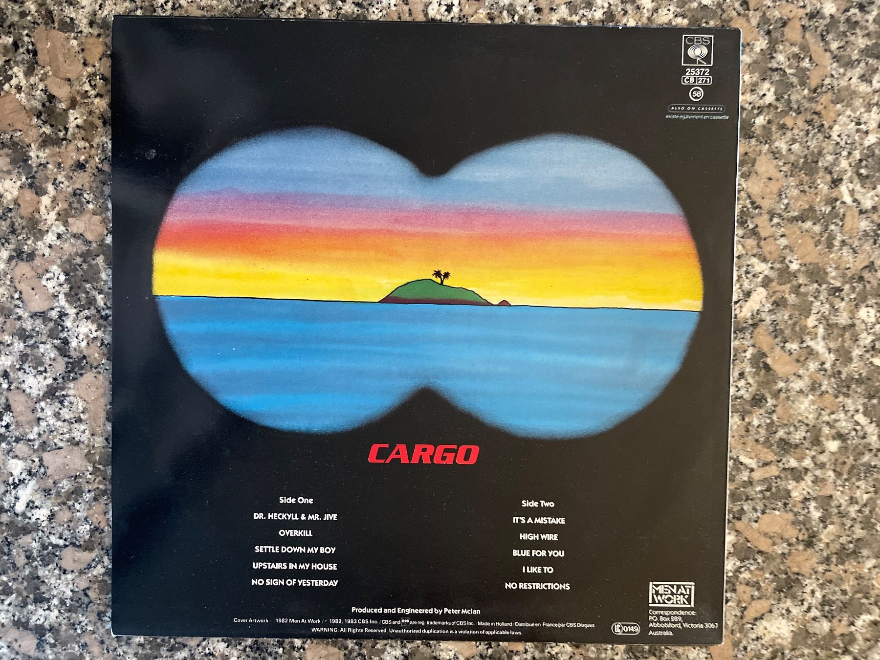 Dischi in vinile: S1689/Men at Work - Cargo – Usato da Frutigen venduto da Philippe_jsp 1