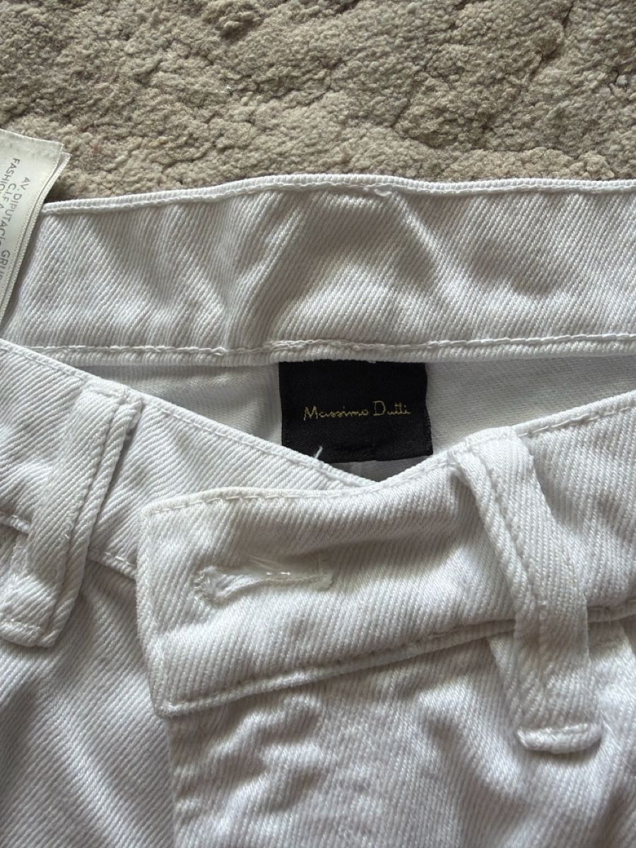 Massimo Dutti Jeans: Massimo Dutti white jeans size 38 new – Gebraucht aus geneve von clothesreseller 2