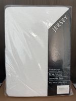 NEU: Jersey Fixleintuch 90x200cm - WEISS - 100% Baumwolle