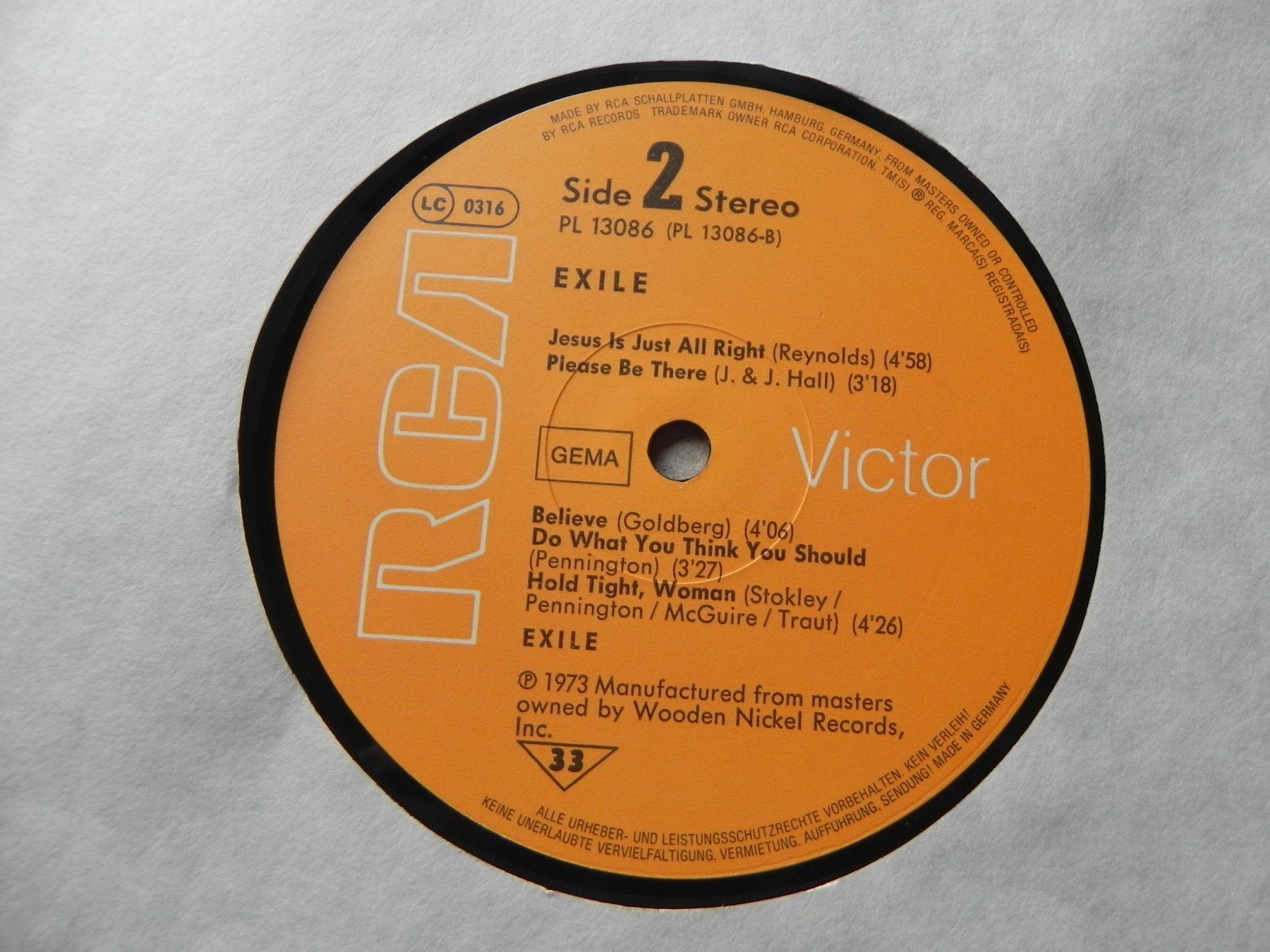 Schallplatten: LP USA Rock Pop Band Exile 1973 – Gebraucht aus Siebnen von krimsie 4
