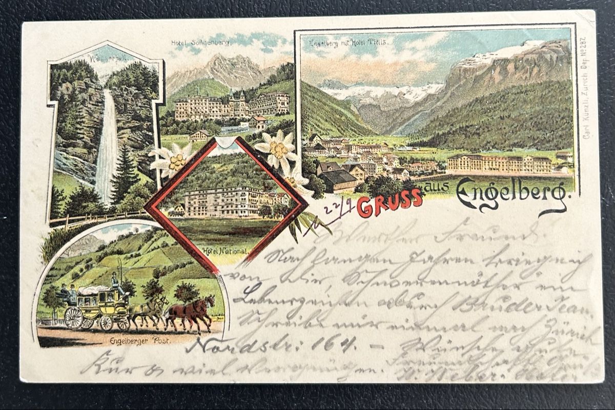 Cartes postales: Gruss aus Engelberg Litho  – D'occasion à Horw par Tellbub