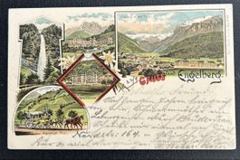 Gruss aus Engelberg Litho 
