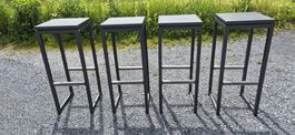 4 Barhocker Metall