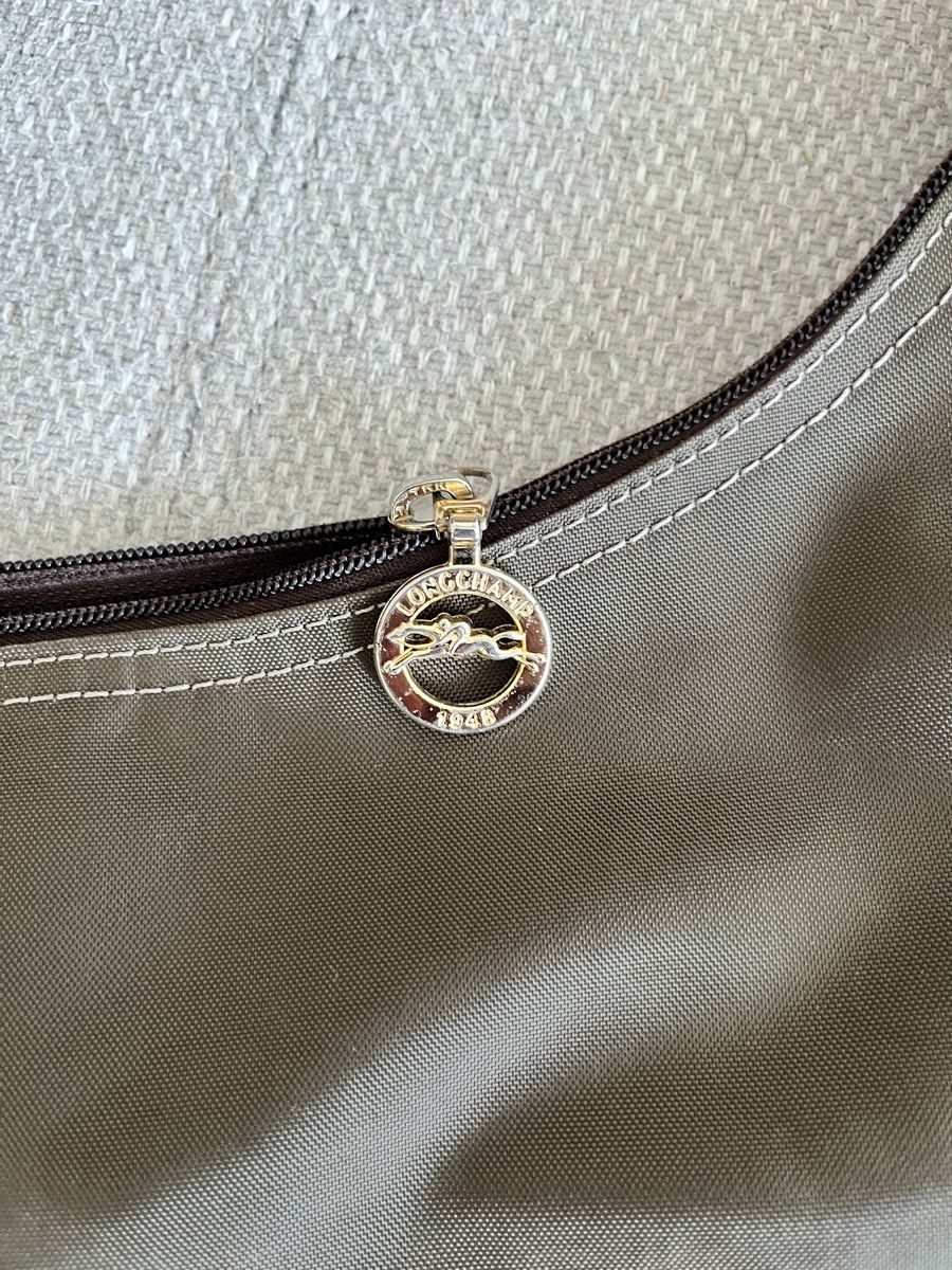 Longchamp Borse da donna: Longchamp handbag green nylon leather used condition – Usato da Lausanne venduto da Danash 5