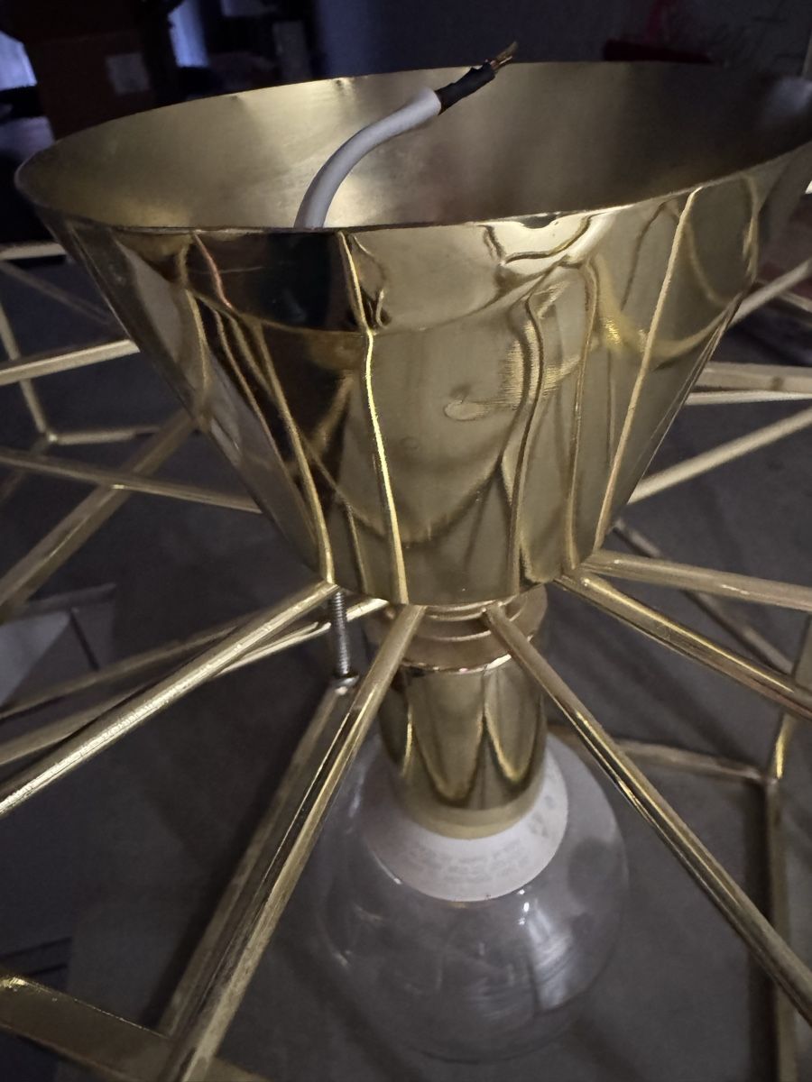 Westwing Lampadari & plafoniere: Deckenleuchte CUBE Gold Westwing – Usato da Pfeffingen venduto da Twoa 1