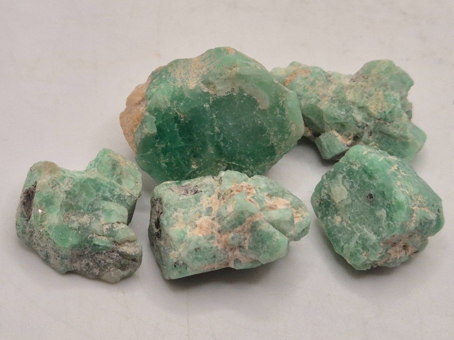 Pietre preziose: LOT Smaragd roh 58.2ct – Nuovo e nell'imballaggio originale da Winterthur venduto da LukasMineralienOase