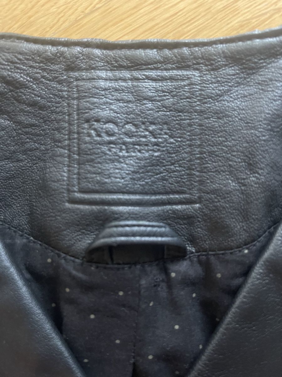 Giacche: Coole schwarze Nappa-Lederjacke Gr. S/36 mit Fle – Usato da Rüschlikon venduto da leo_mwz2 5
