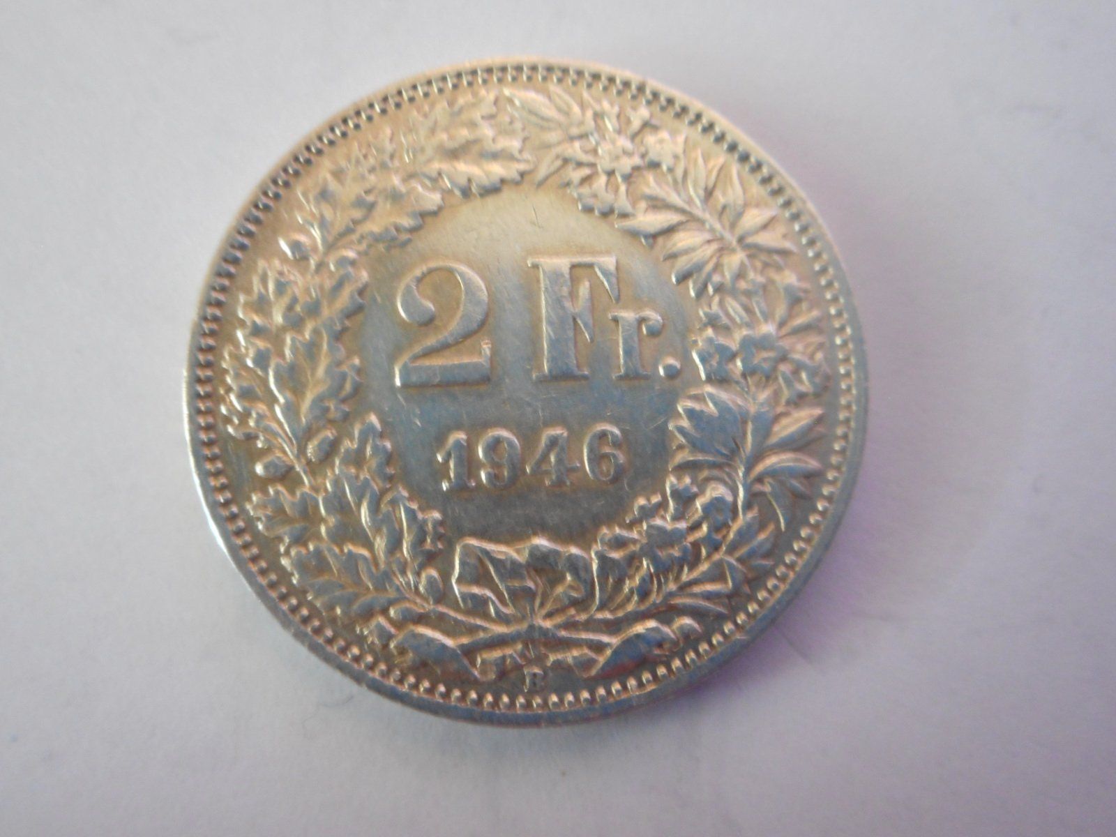 Toutes les monnaies: 2 Fr. 1946 silber – D'occasion à Kriegstetten par pizlad2010