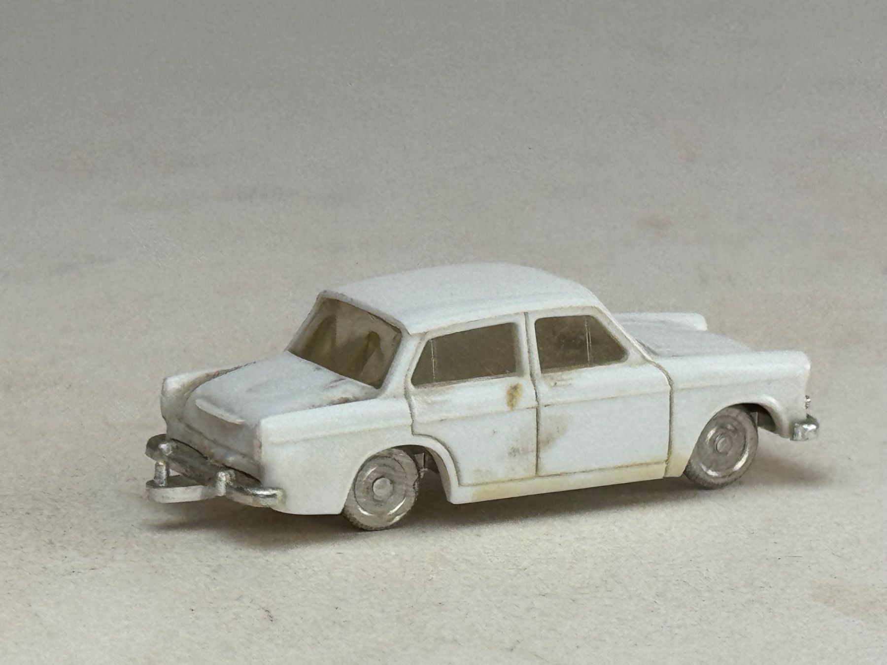 Ford Modellautos: VE1- Minix Hillman Mini weiss mit Kupplung – Gebraucht aus Elm von Wikmtz 1