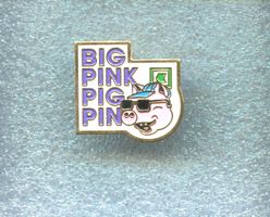 Kantonalbank  Thurgau BIG PINK PIG PIN