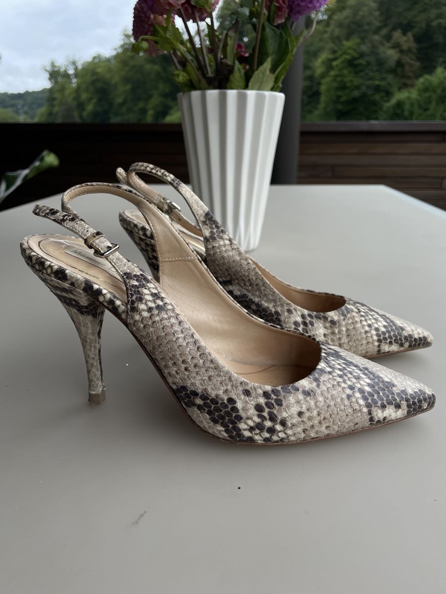 Scarpe da donna: Pumps Snake Print Slingback Heels Size 38 Good Condition – Usato da Baden venduto da TopOftheBest 1