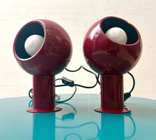 Magnetische Eyeball Tischlampen, Italien, 1970er Jahre