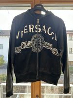 Versace Jacke, Grösse 48, Lederärmel, Top Zustand!