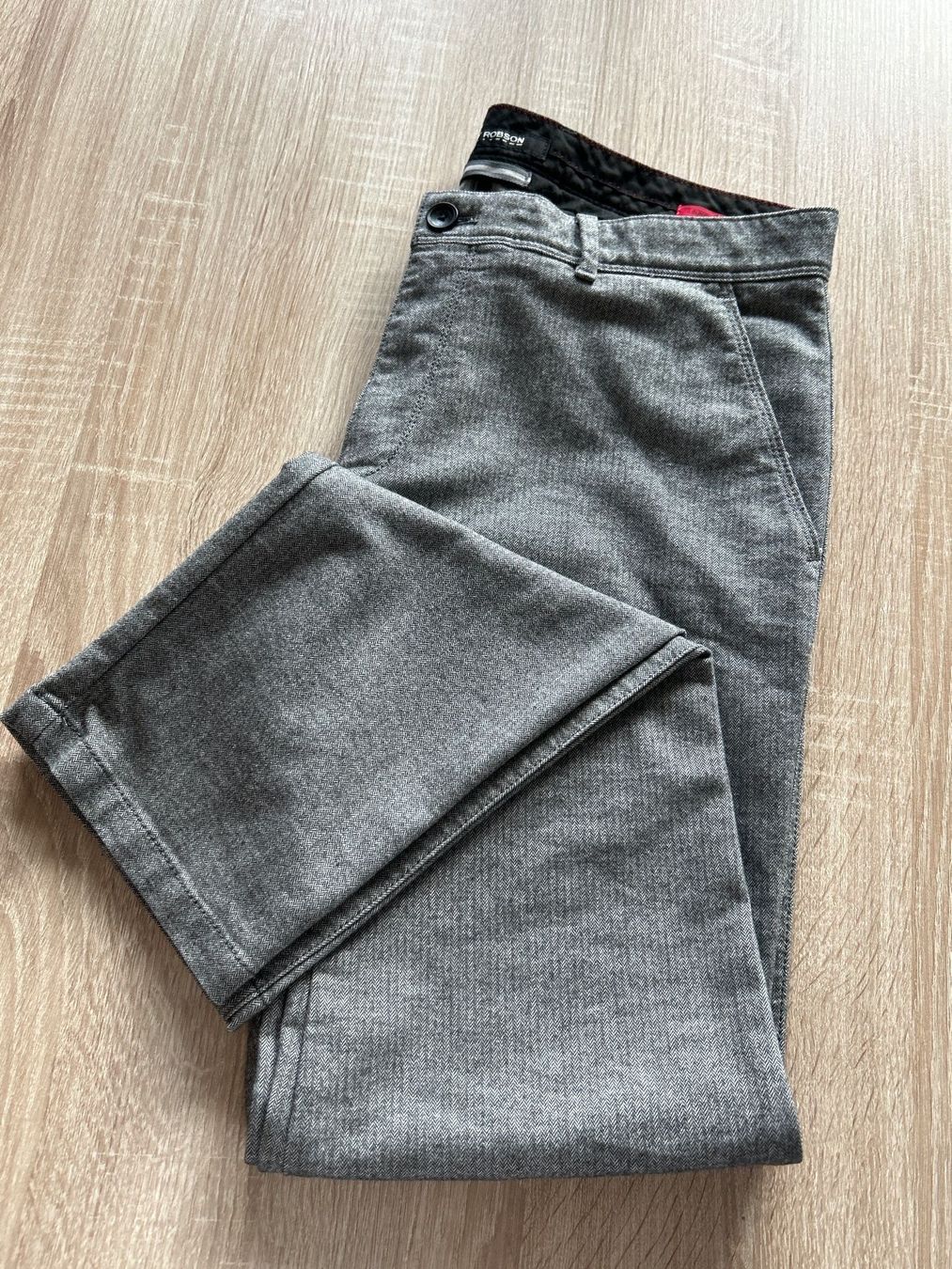 Pantaloni: Herren Hose grau mit Muster von Roy Robson – Usato da Brunnen venduto da Nala2929