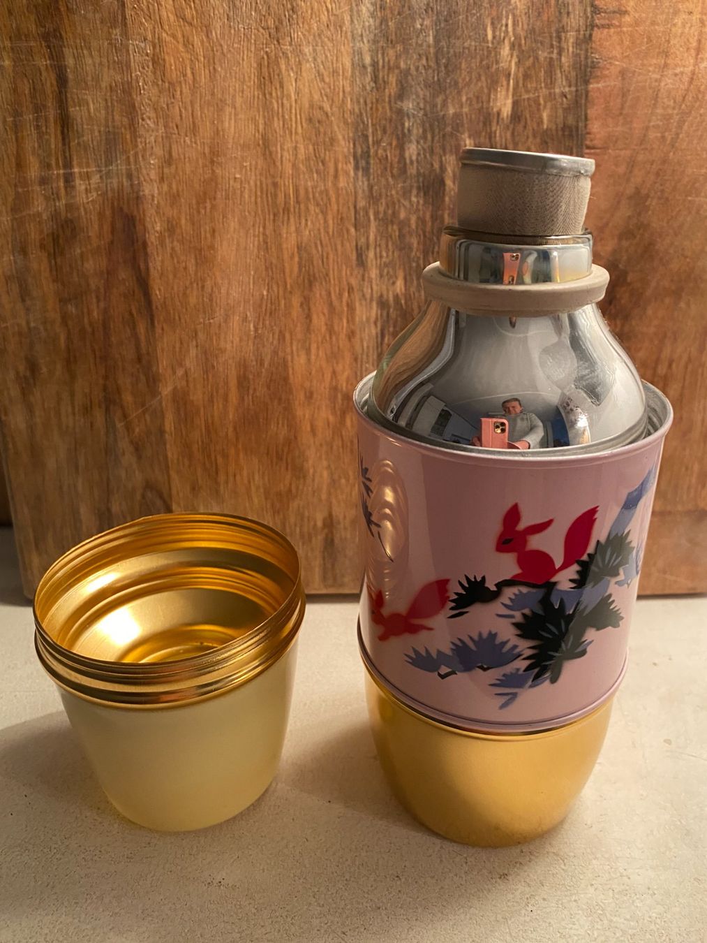 Bottiglie: Antike, zauberhafte Thermosflasche – Usato da Stetten SH venduto da bijoux18 3