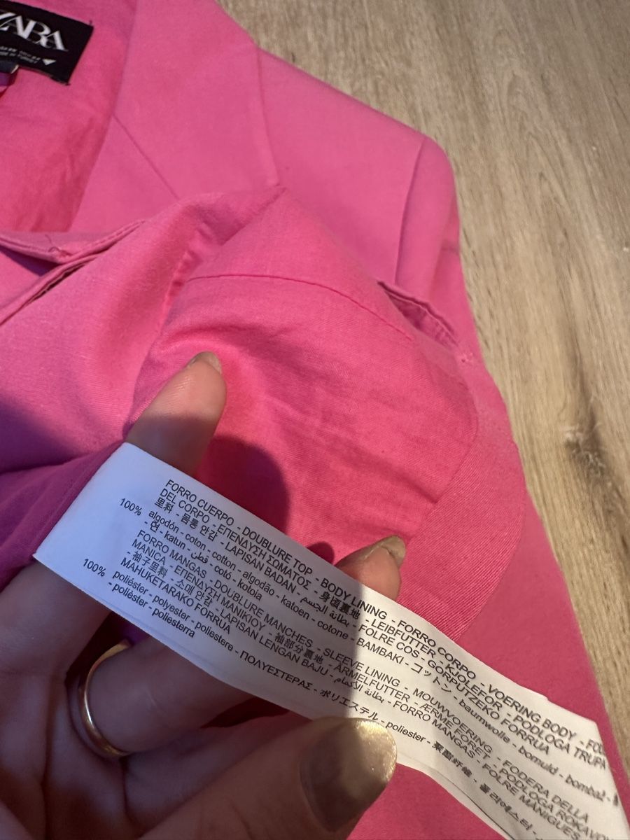 Zara Jacken: Zara Blazer Pink Cropped – Neu (gemäss Beschreibung) aus Zürich von Isabella123 4