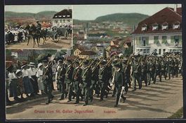 St. Gallen, Jugendfest, Kadetten in Unif