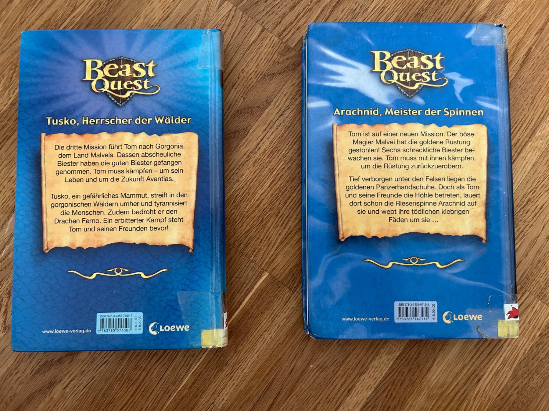 Libri: 2x Bücher Beast Quest - "Tusko" und "Arachnid" – Usato da Küsnacht ZH venduto da filo_fila8700 6