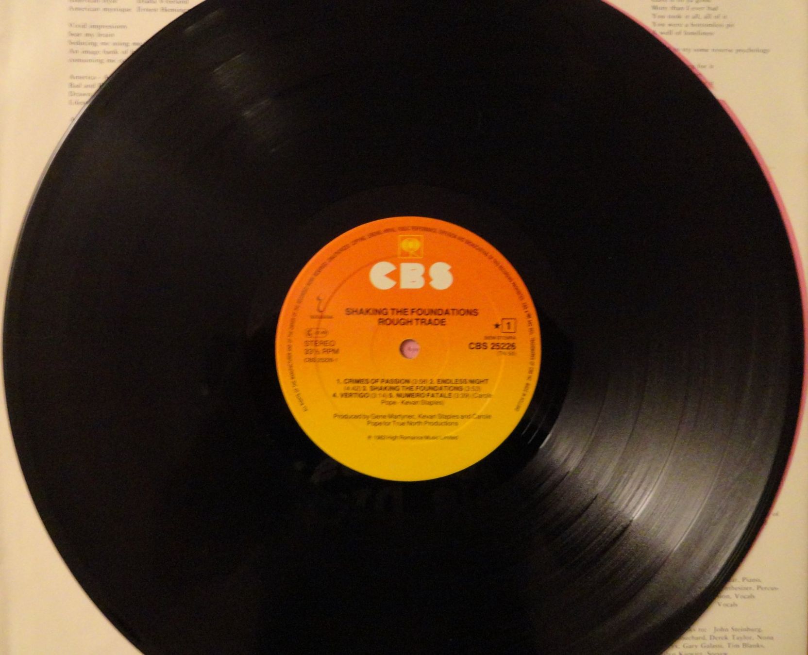 Dischi in vinile: ROUGH TRADE - Shaking the Foundations – Usato da Neftenbach venduto da Verk13 2