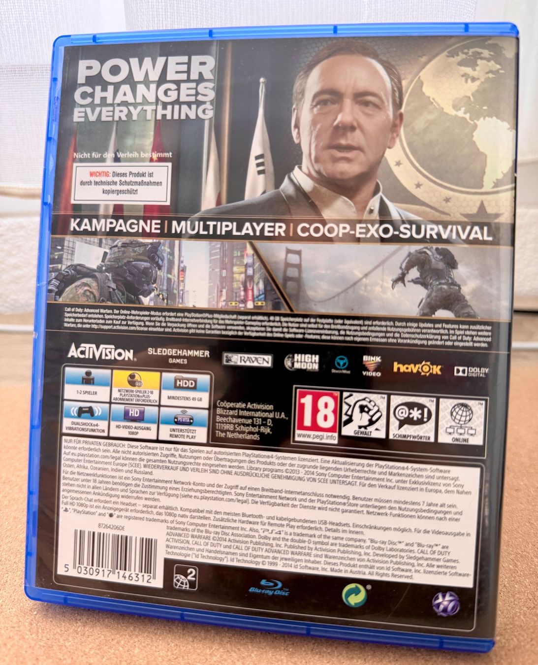 Sony Spiele: PS4/PS5 COD Call of Duty Advanced Warfare (PEGI) – Gebraucht aus Dintikon von Onomichio-Kun 1