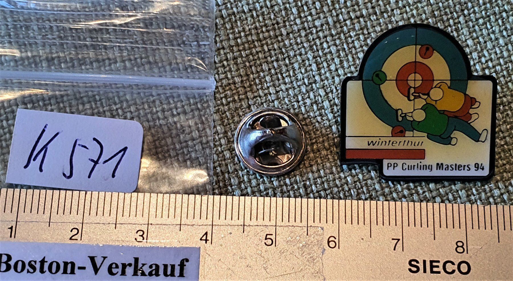 Puppen: K571  PP Curling Masters 1994 Winterthur – Gebraucht aus Reinach BL von Boston-Verkauf 1