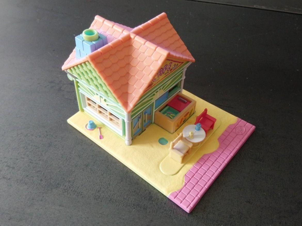 Polly Pocket Giocattoli: Polly Pocket Mini "Café" / "Eisdiele" – Usato da Jonen venduto da h-blxgirl79 2