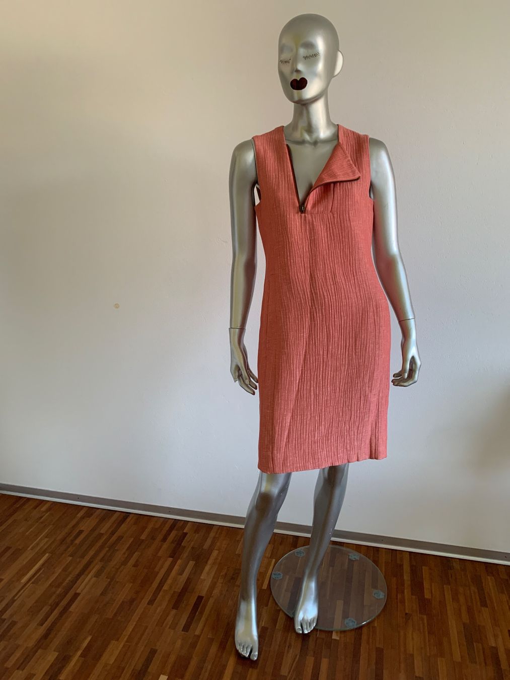Akris Kleider: AKRIS: Rotes Designer-Kleid, herrliches Seidenfutter, 36 – Neu (gemäss Beschreibung) aus Luzern von paulablue