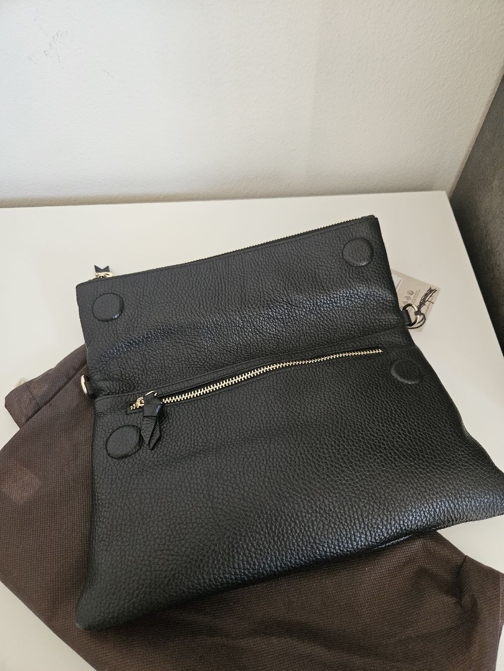 Taschen für Damen: Schwarze Leder Clutch ab 1 CHF – Neu und originalverpackt aus Lugano von pknoodle 4