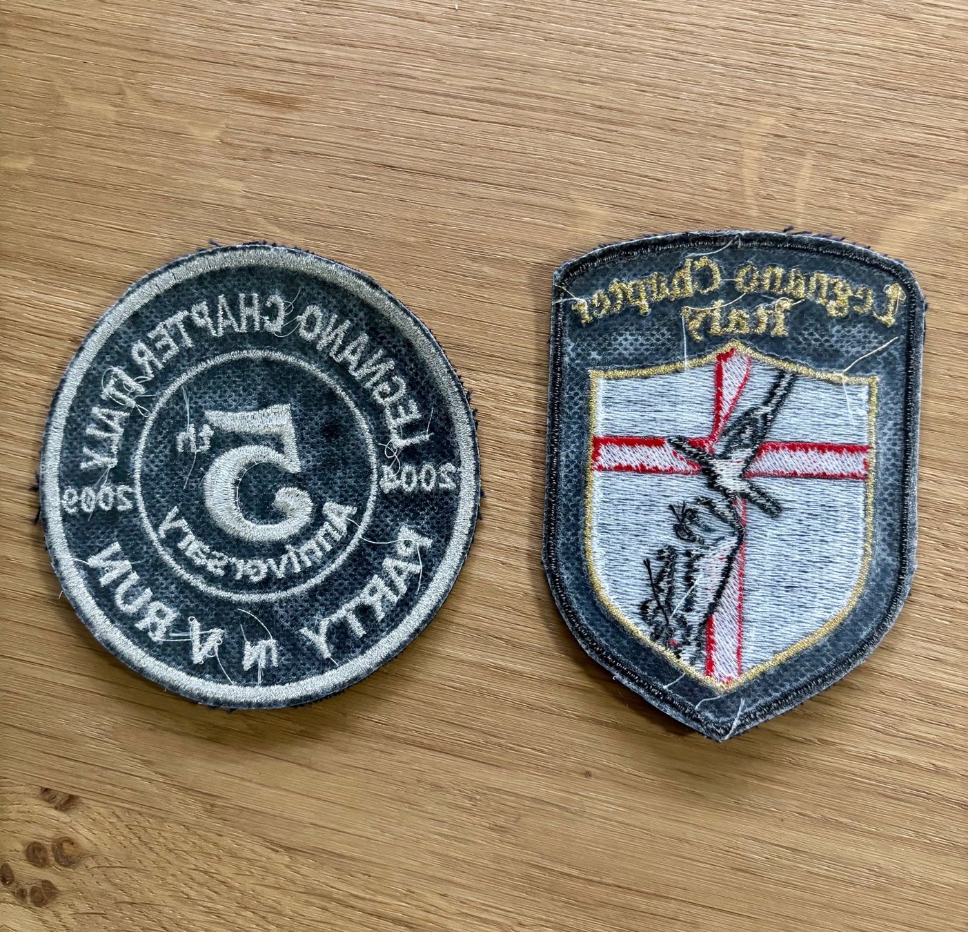 Harley-Davidson Patches: 2 écussons Legnano Chapter Italy – Neu (gemäss Beschreibung) aus Losone von courrier 5
